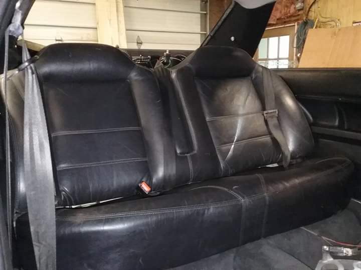 Interior starting to go back in