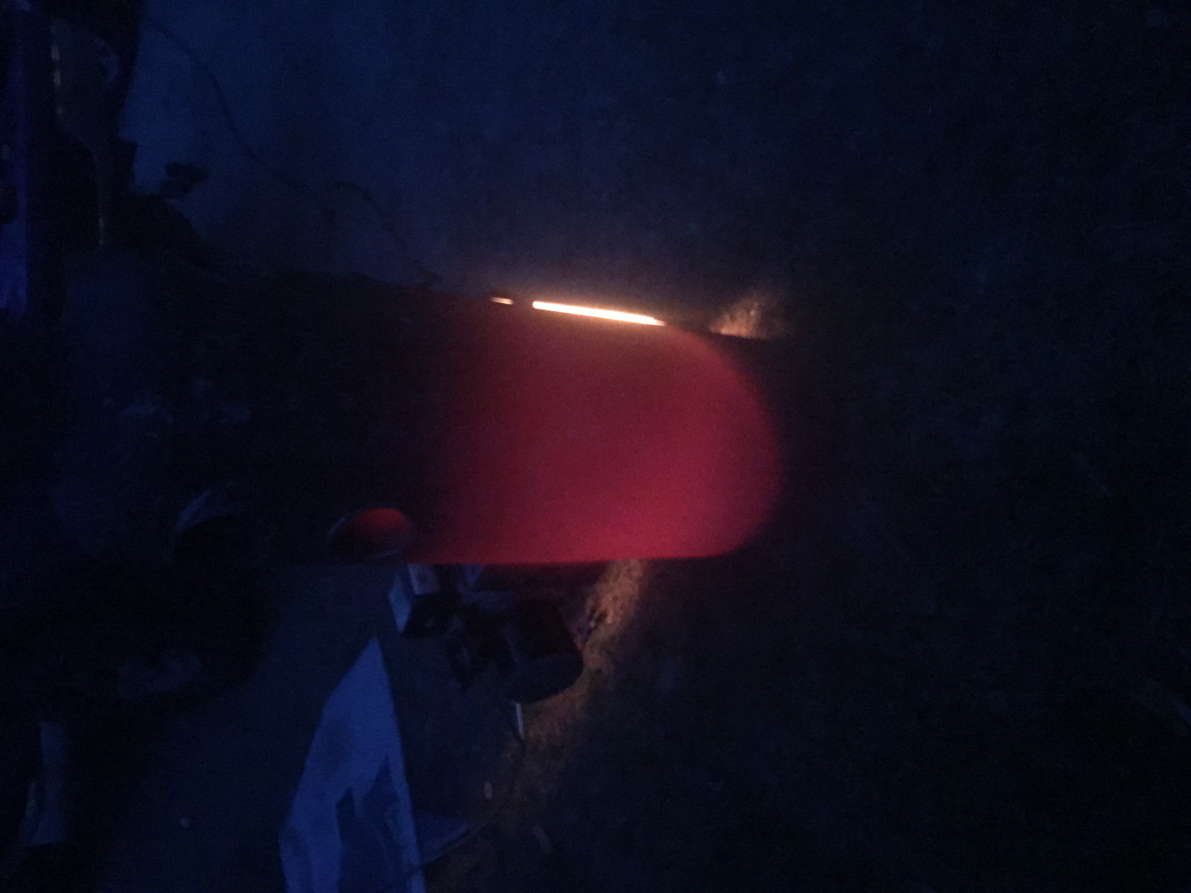 Oops this is when I decided to shut it down with a fire extinguisher