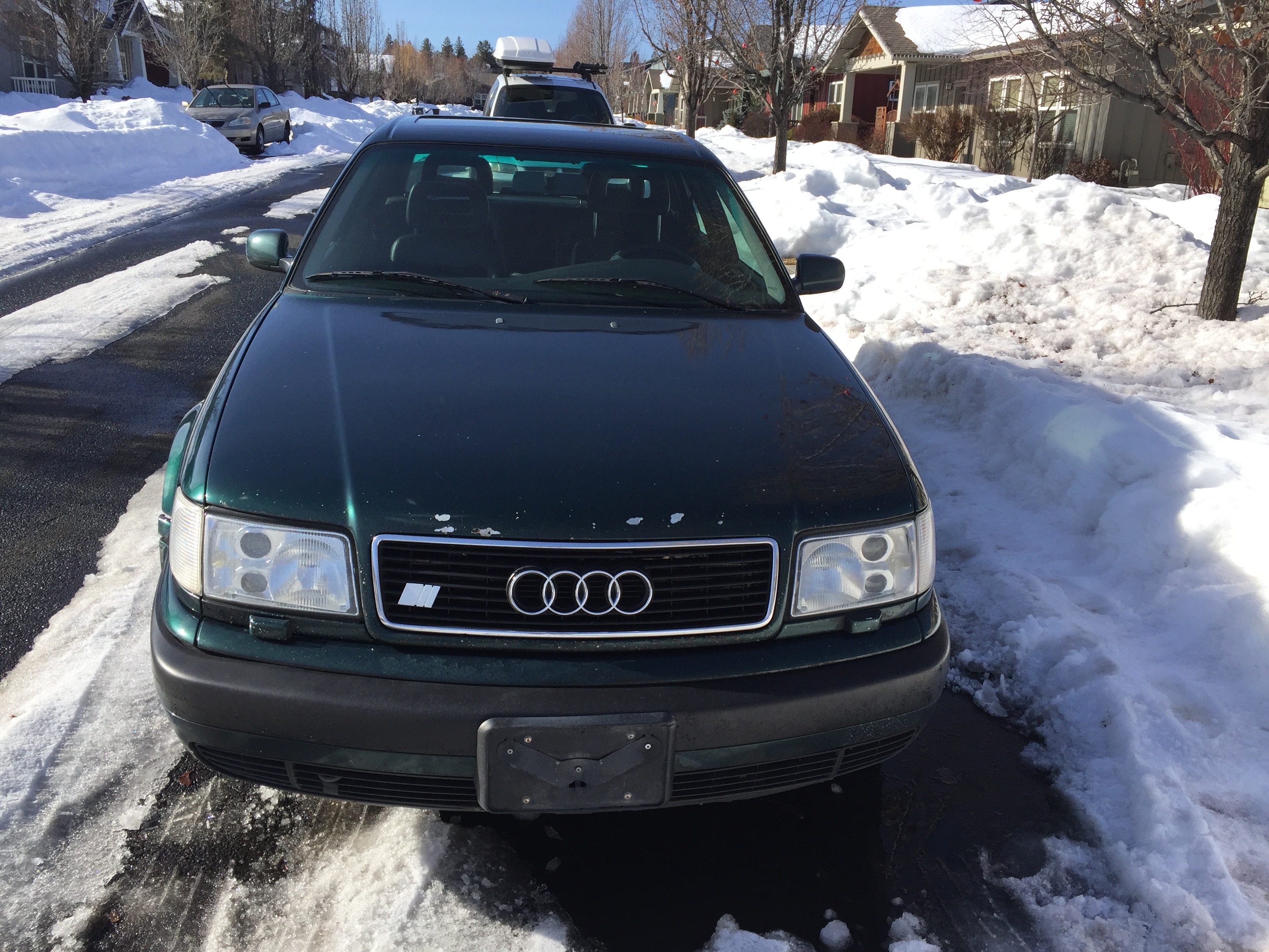 You can see the paint chips and flakes on the hood!