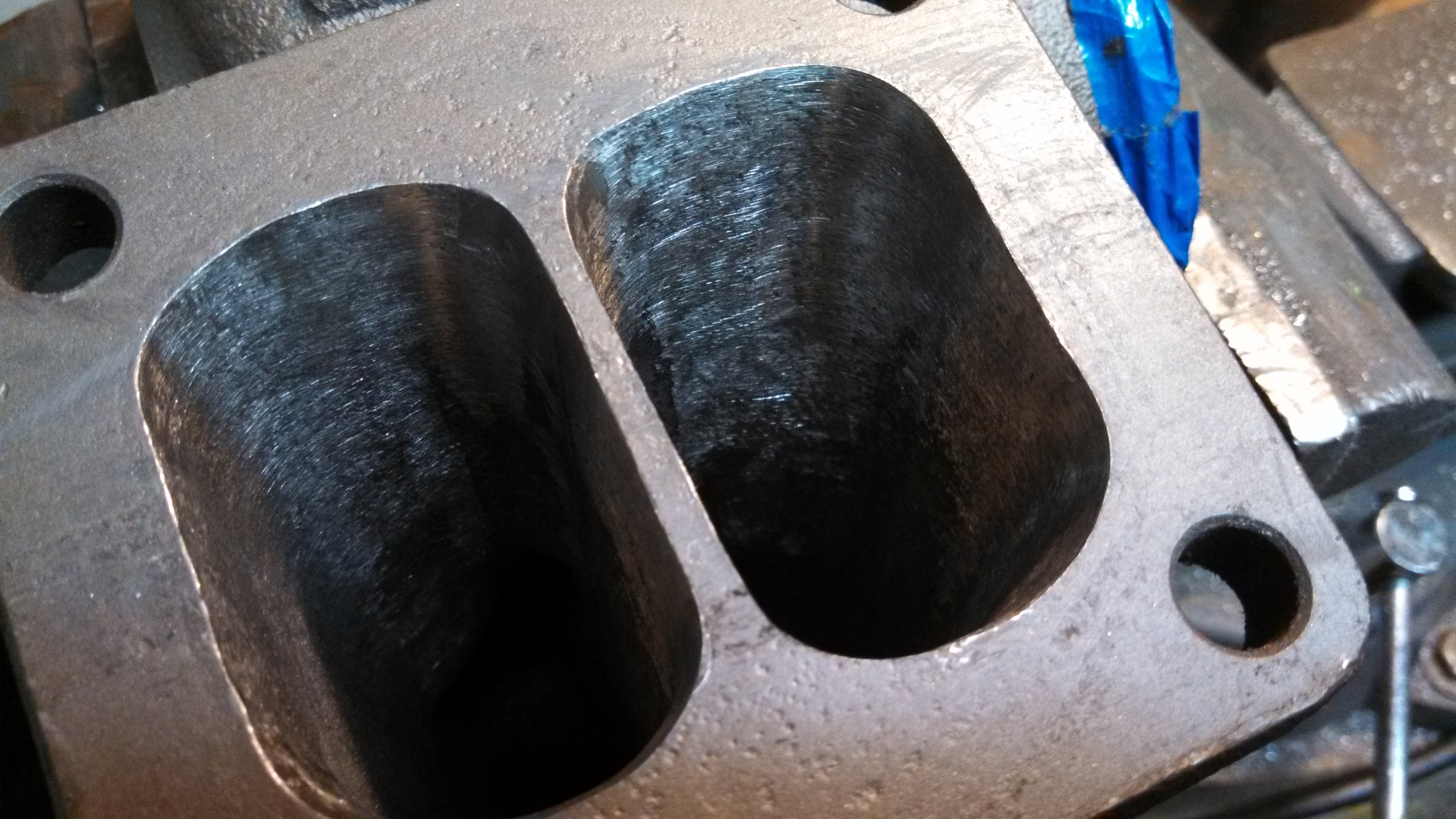 starting to smooth hotside inlet.jpg