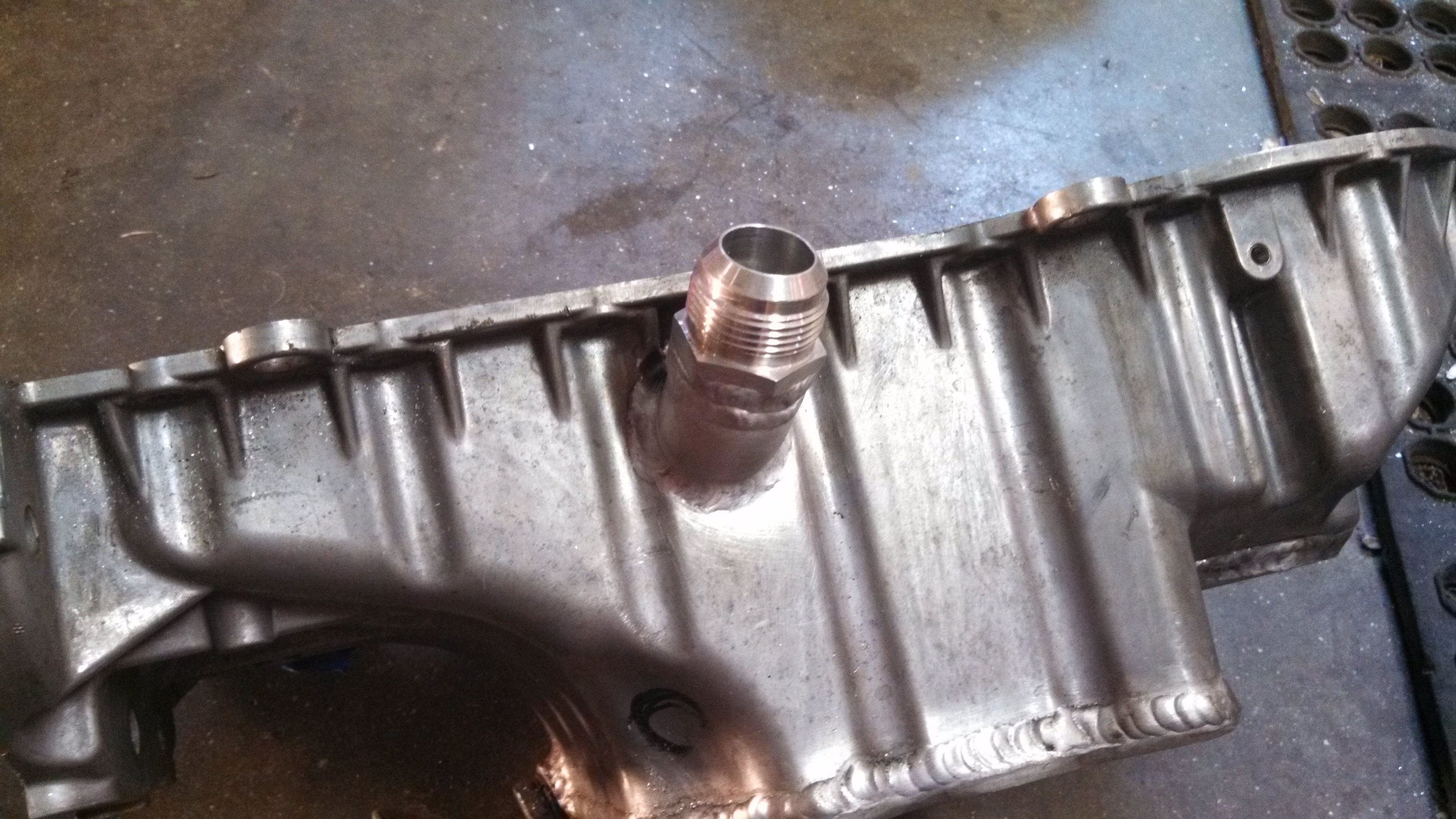 turbo drain on pan.jpg